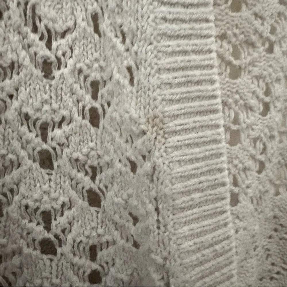 Gilly Hicks Cardigan Sweater with Open Knit Design - Picture 6 of 7